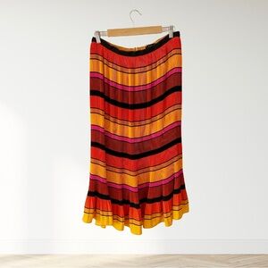 Colorful Striped Skirt